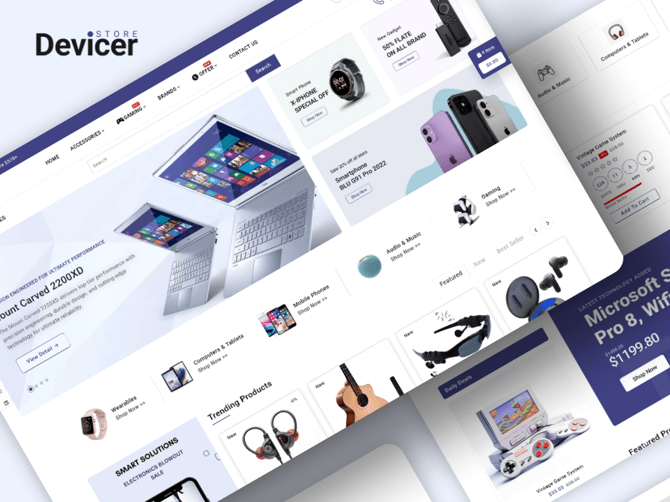 Devicer Electronics Store